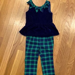 Janie and Jack preppy girls holiday outfit